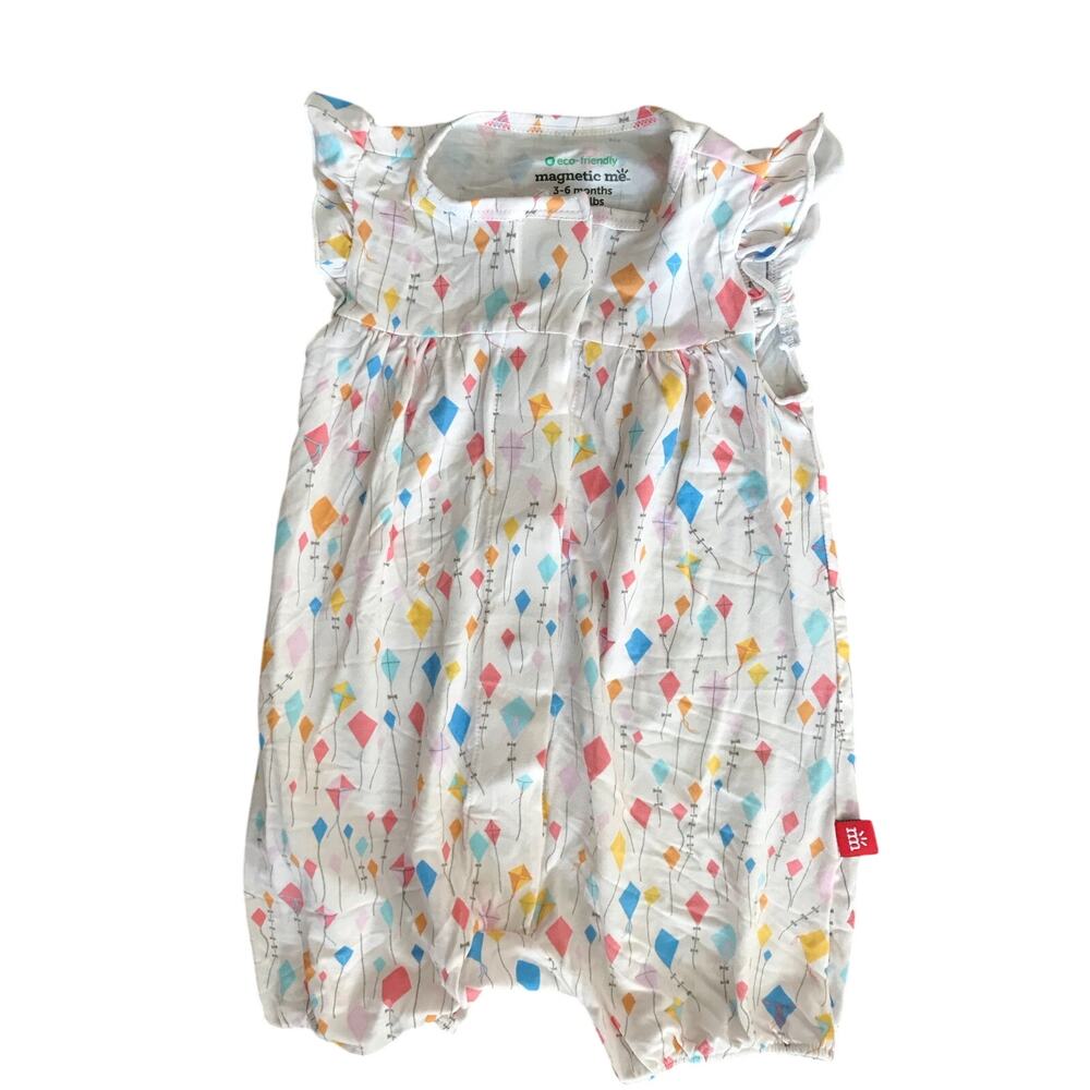 Magnetic Me Kites Modal Bubble Romper Size 3-6mo